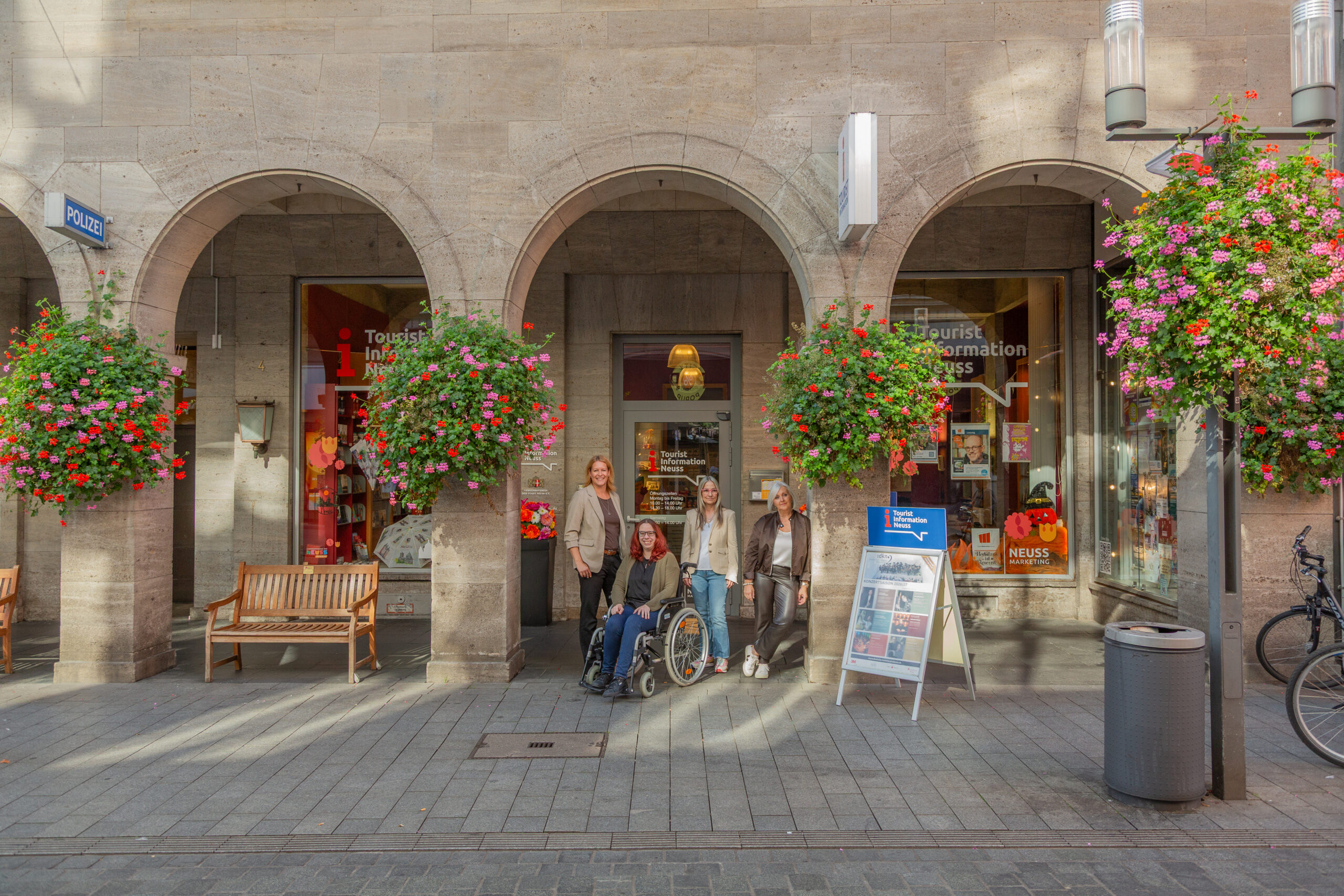 Das Team Tourist Information Neuss